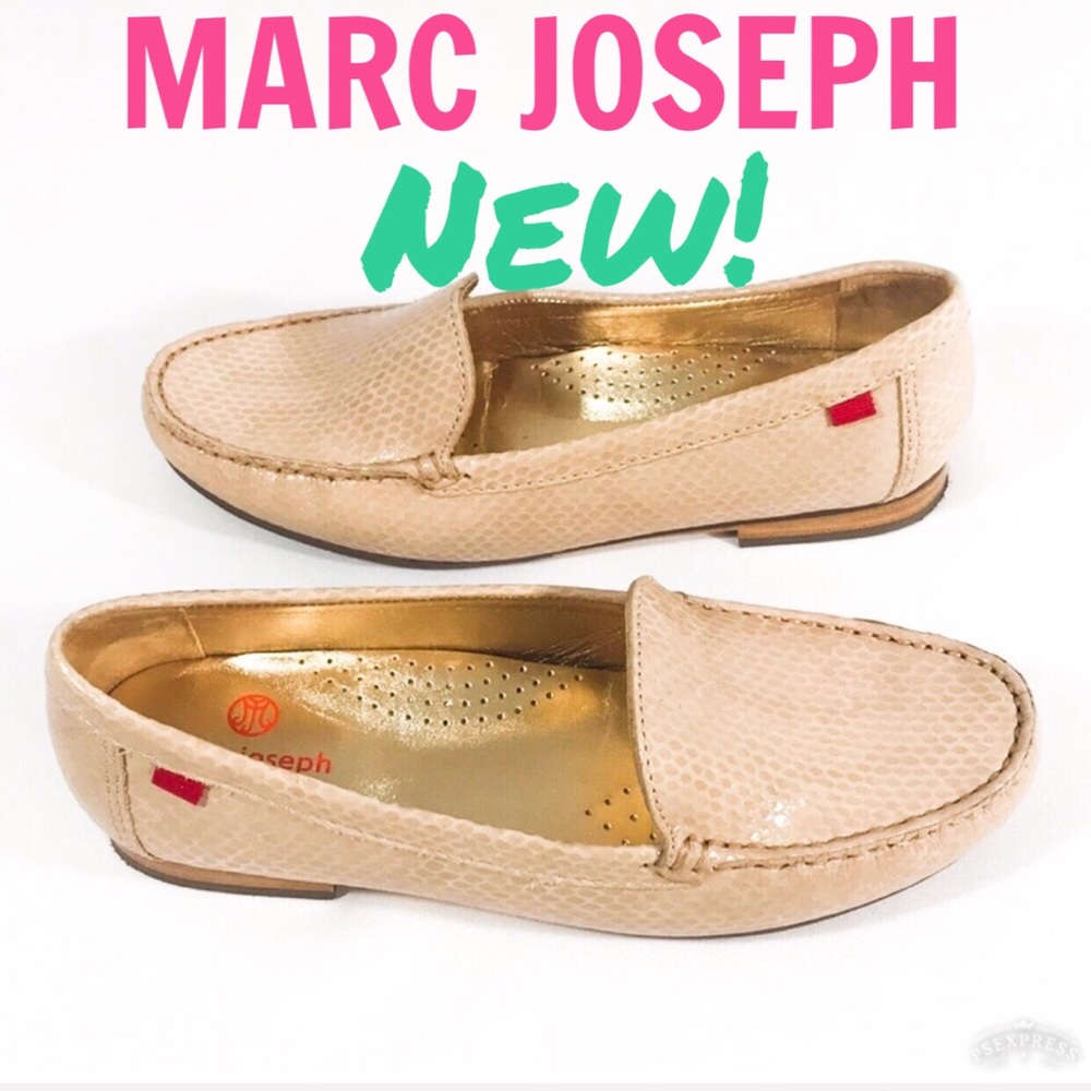 MARC JOSEPH  Embossed leather loafers.. They go with everything!
